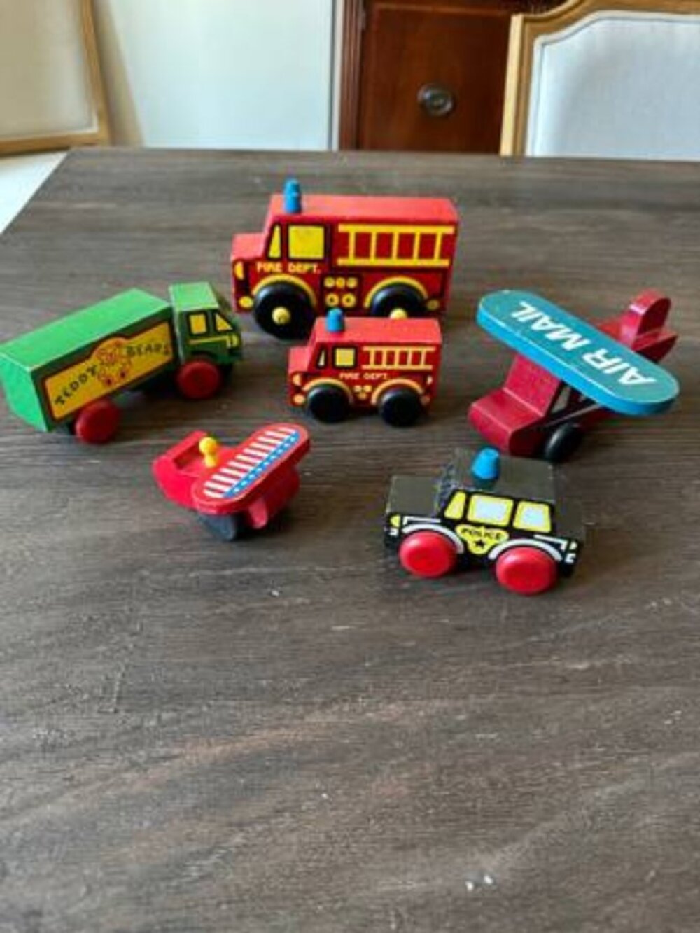 Vintage wooden toys by The Montgomery Schoolhouse, Vermont